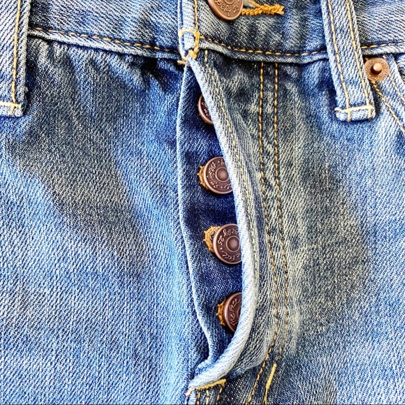 FREE PEOPLE Sophia Cutoff Denim Shorts 25 NWT - Picture 10 of 10